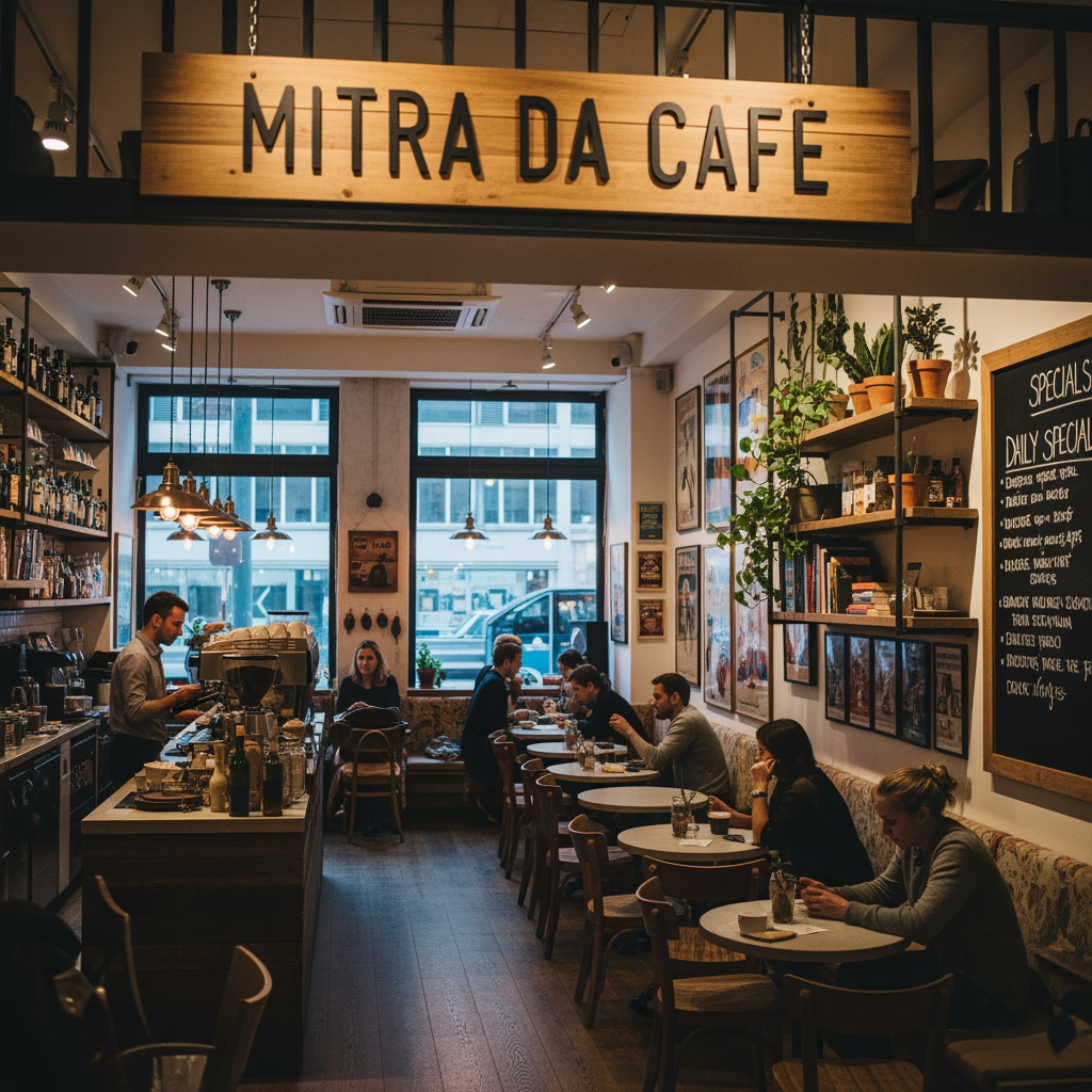 AI Design for Mitra Da cafe