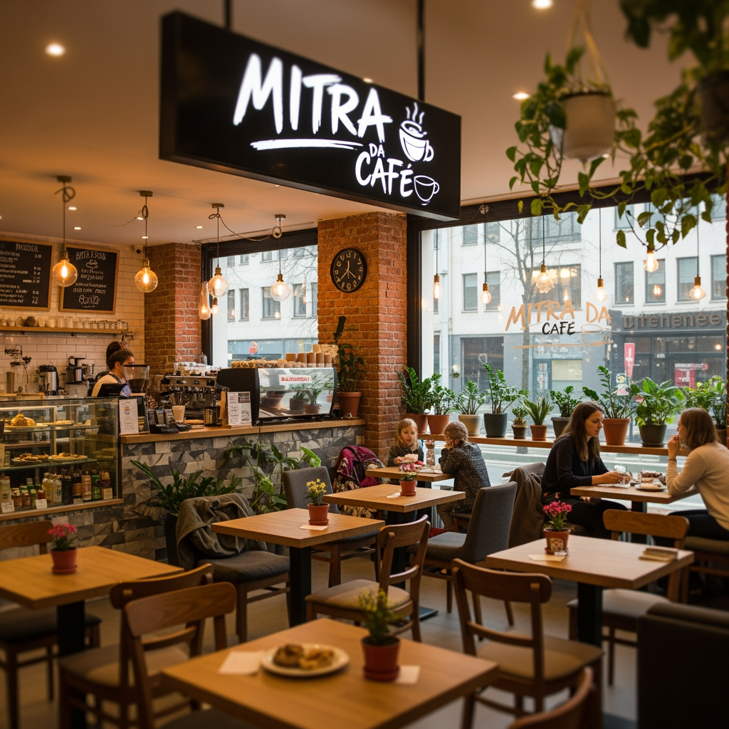 AI Design for Mitra Da cafe