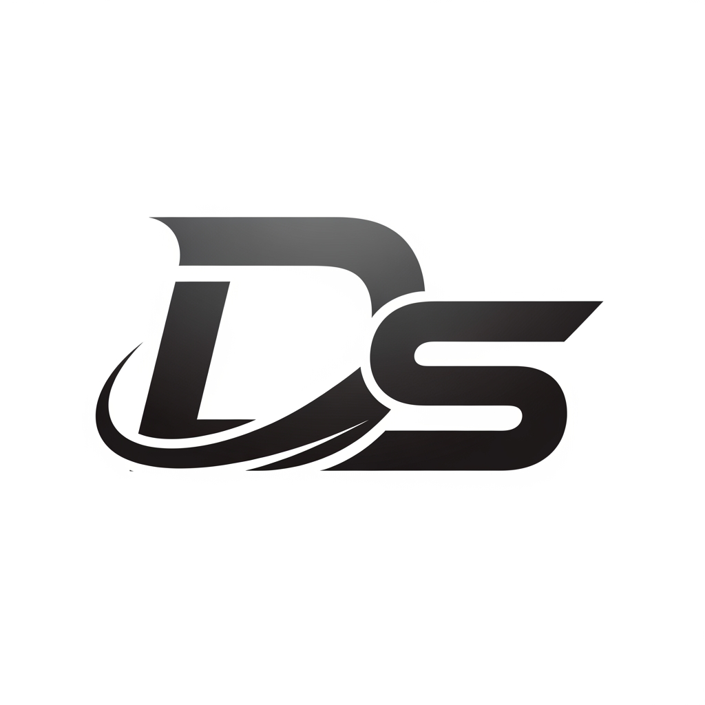 AI Design for genera un logo que tenga una D y una S para una marca personal de karting pero que o contenga nada de karting solo con una fuente moderna