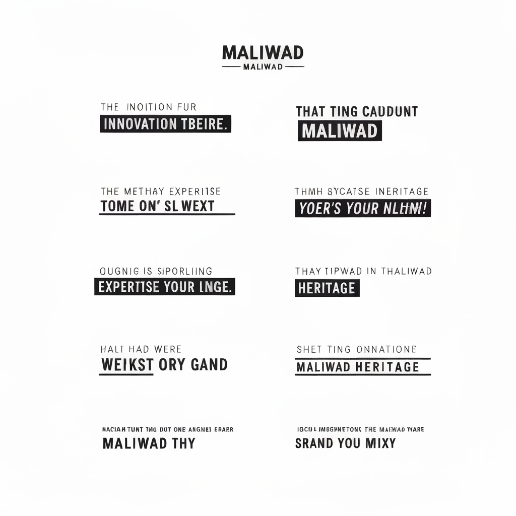AI Design for MALIWAD TAGLINES