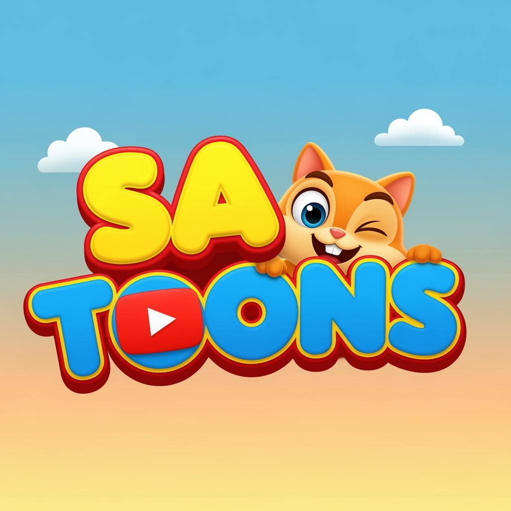 AI Design for IWANT TO CREATE A [SA TOONS] NAME LOGO OF YOUTUBE CHANNEL
