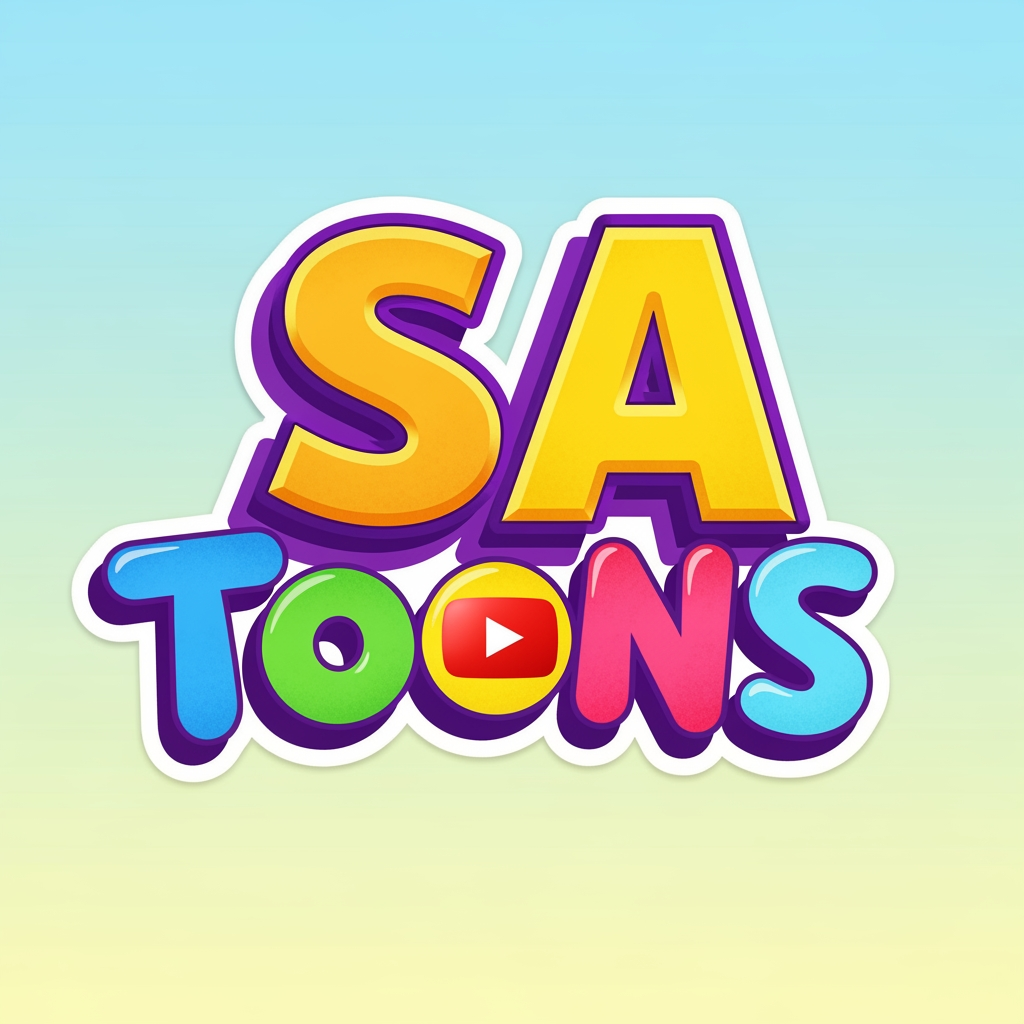 AI Design for IWANT TO CREATE A [SA TOONS] NAME LOGO OF YOUTUBE CHANNEL
