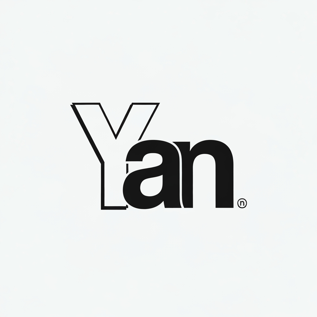 AI Design for Yaan. Is tami word which More of a logo typemeans I or me. Make an creative c Casual t shirt.make me a cool logo mixing the letter