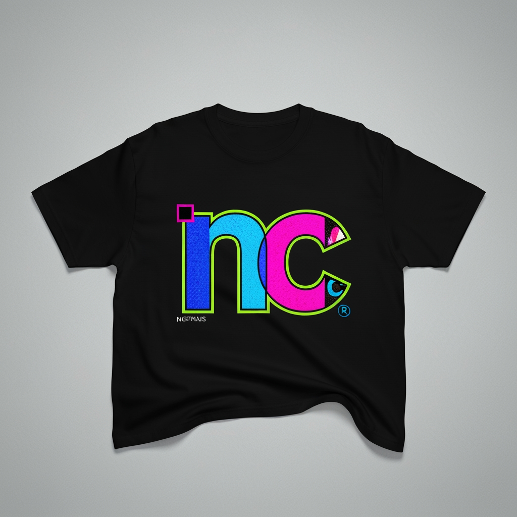 AI Design for Make more creative n creative c Casual t shirt.make me a cool logo mixing the letter