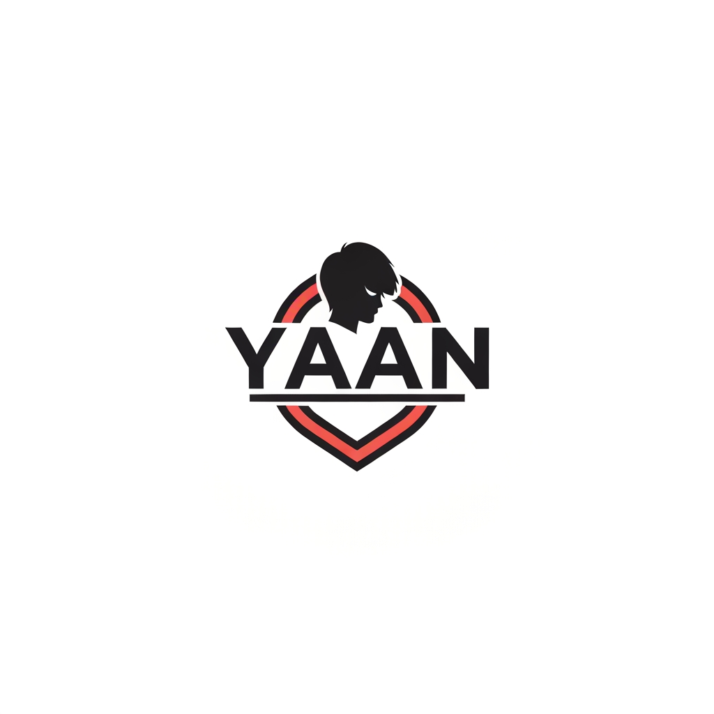 AI Design for Yaan is a clothing brand. Casual t shirt.make me a cool logi