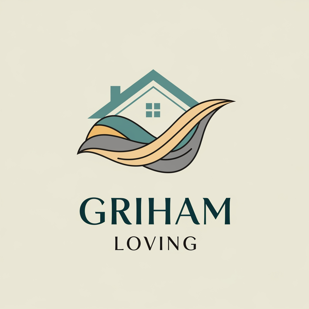 AI Design for create a logo brand name griham loving categary in bedsheet dohar etc