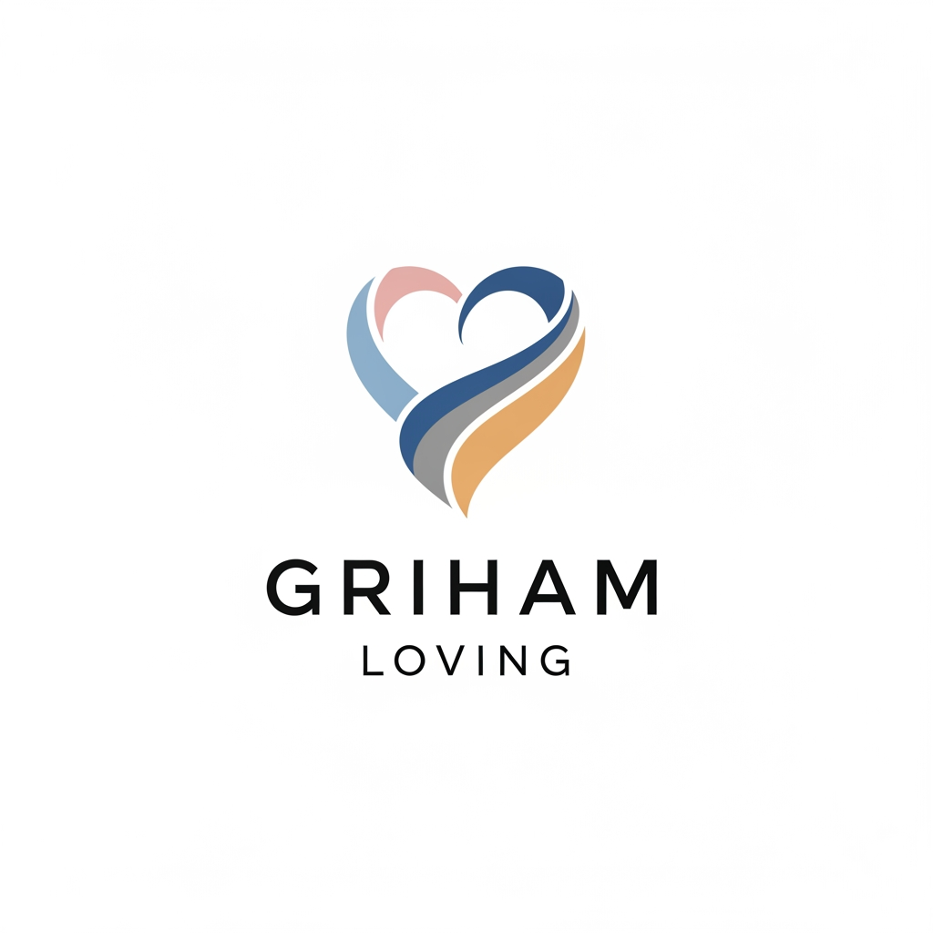 AI Design for create a logo brand name griham loving categary in bedsheet dohar etc