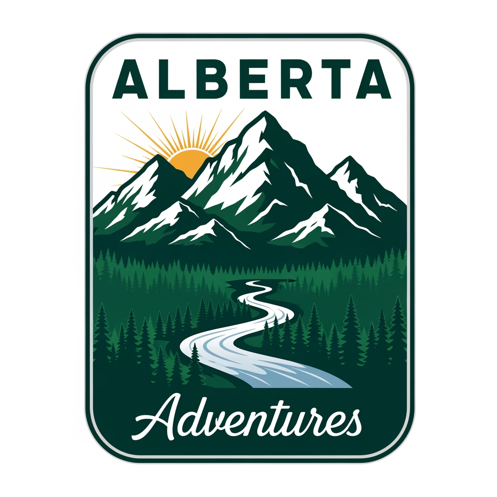 AI Design for i want to create alberta adventure logo