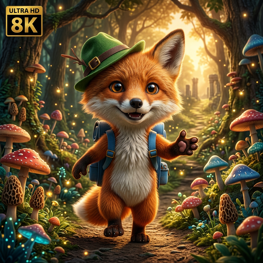 AI Design for Make me a more  singel character like that images that will make the kids continue the video when they see them and the characters will be in Ultra HD quality 8K hyper realistic. size 9.16
