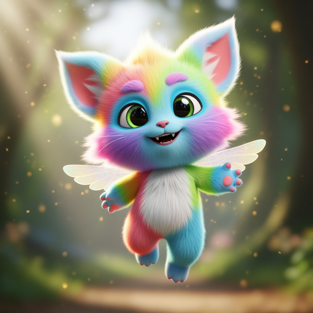 AI Design for Make me a more  singel character like that images that will make the kids continue the video when they see them and the characters will be in Ultra HD quality 8K hyper realistic. size 9.16