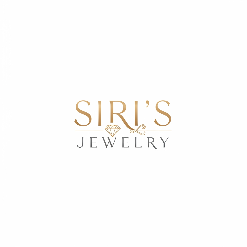 AI Design for logo, my brand name is siri's jewelry