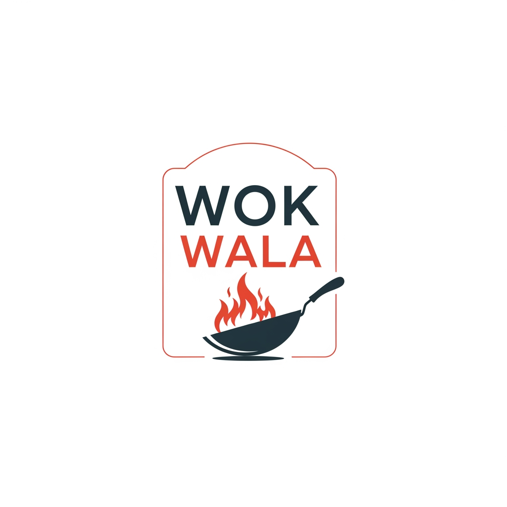 AI Design for mujhe khud ke brand ke liye ek chinese resturent ka logo banana h jo orignal ho kisika copy nhi or simple clean and proffesional design ho mera logo ka name wok wala h design tum bhejo