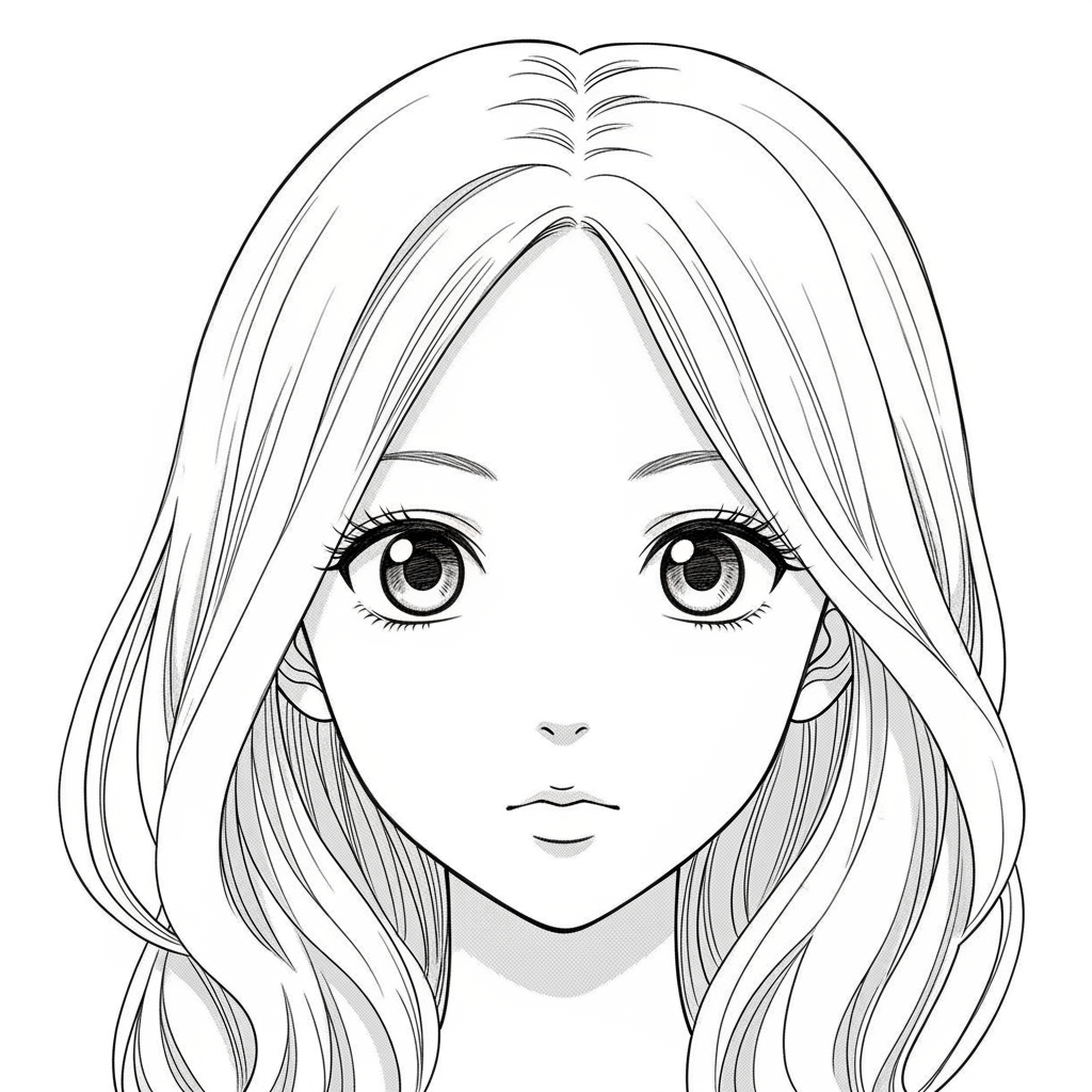AI Design for aine simple manga h