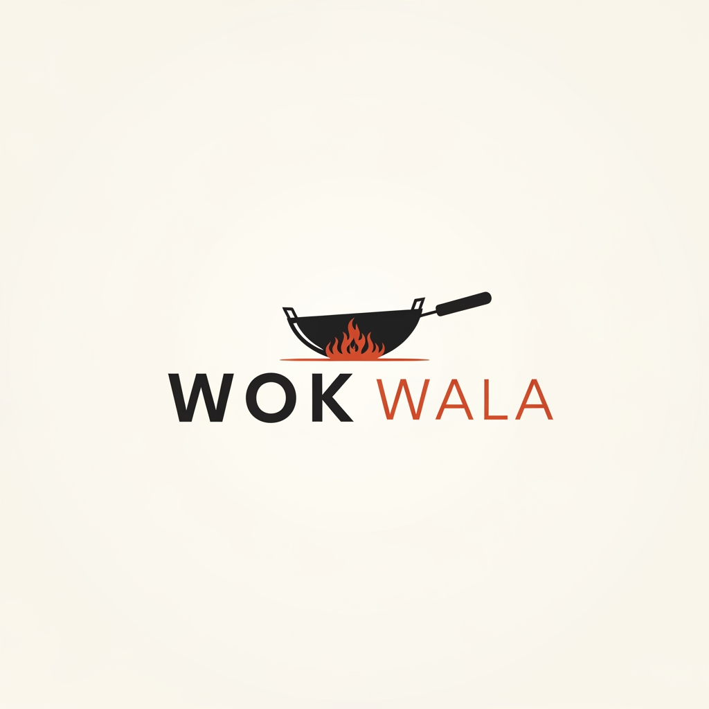 AI Design for mujhe khud ke brand ke liye ek chinese resturent ka logo banana h jo orignal ho kisika copy nhi or simple clean and proffesional design ho mera logo ka name wok wala h design tum bhejo