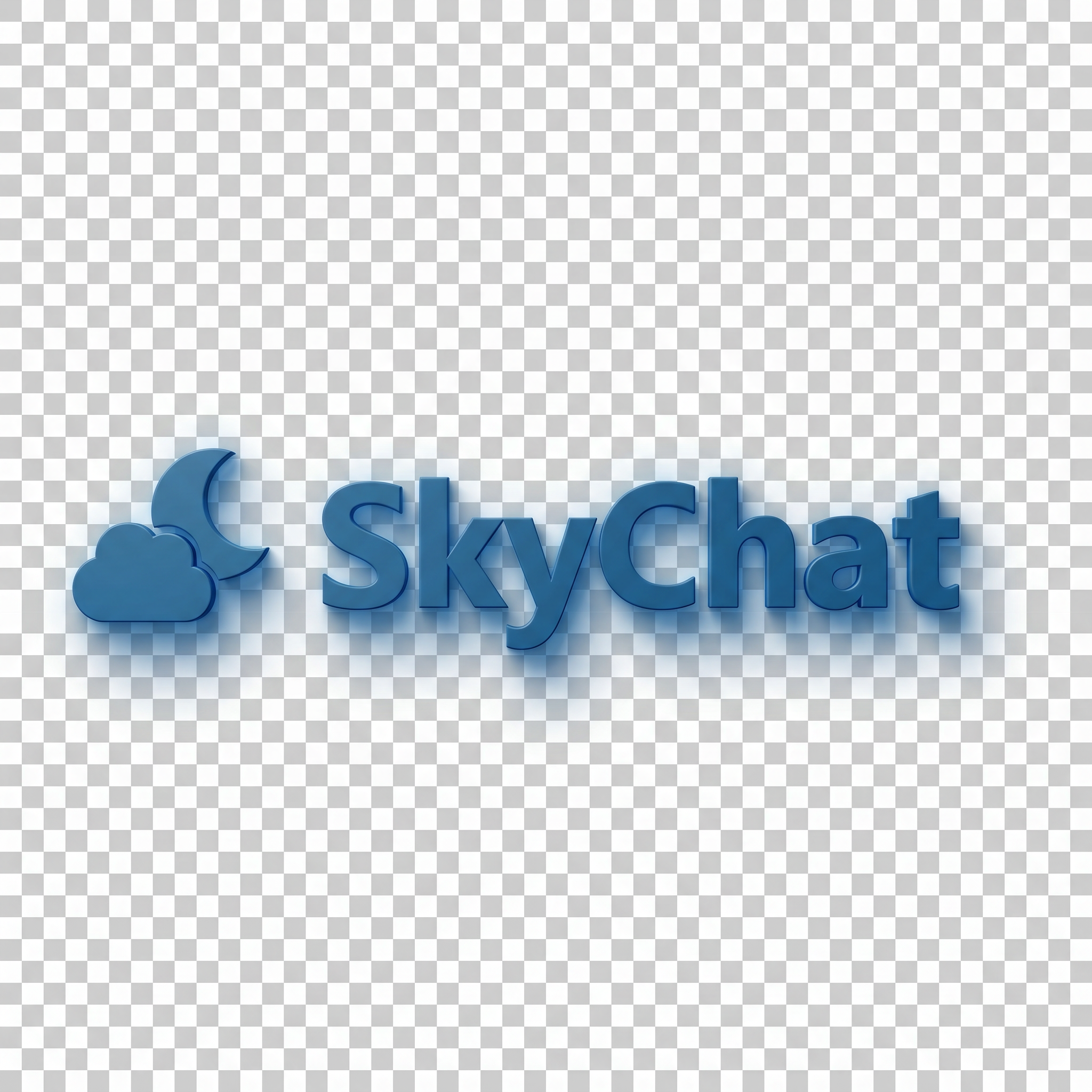 AI Design for Make logo blue color and png formate