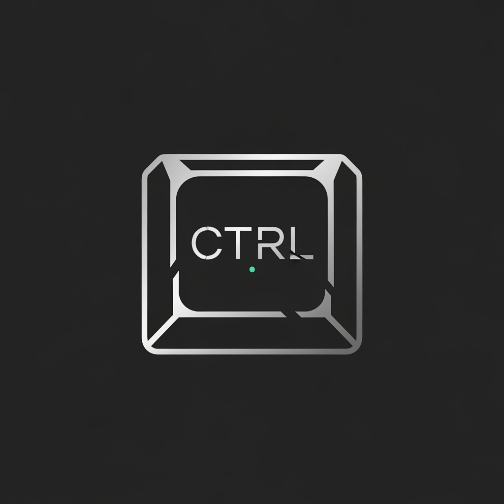 AI Design for A premium corporate logo design for a luxury fintech firm named "CTRL Investment Ventures". The logo features the text "CTRL" inside a sleek, abstract, minimalist geometric square container, mimicking a high-end stylized keyboard switch cap with sharp angles and clean lines. Modern geometric sans-serif typography. High-end, sophisticated financial club aesthetic. Color palette: deep matte charcoal grey background, platinum silver/brushed steel icon frames, with a subtle tiny dot accent of mint emerald green. Flat vector graphic, clean corporate identity, studio lighting, isolated on solid dark background, no realistic photorealism, purely professional brand identity design
make this as a investment firm logo simple and 1d logo