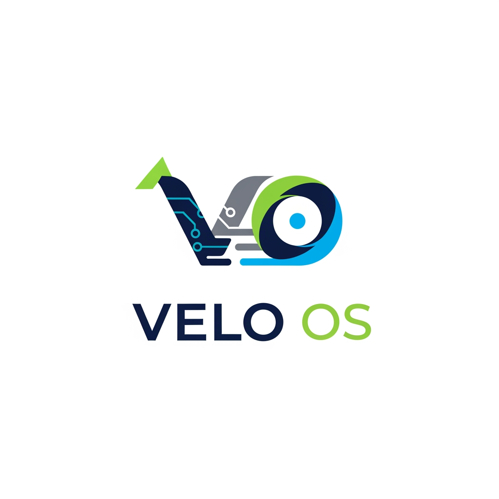 AI Design for i want to create a logo on Velo OS, It is related to Software and IT field