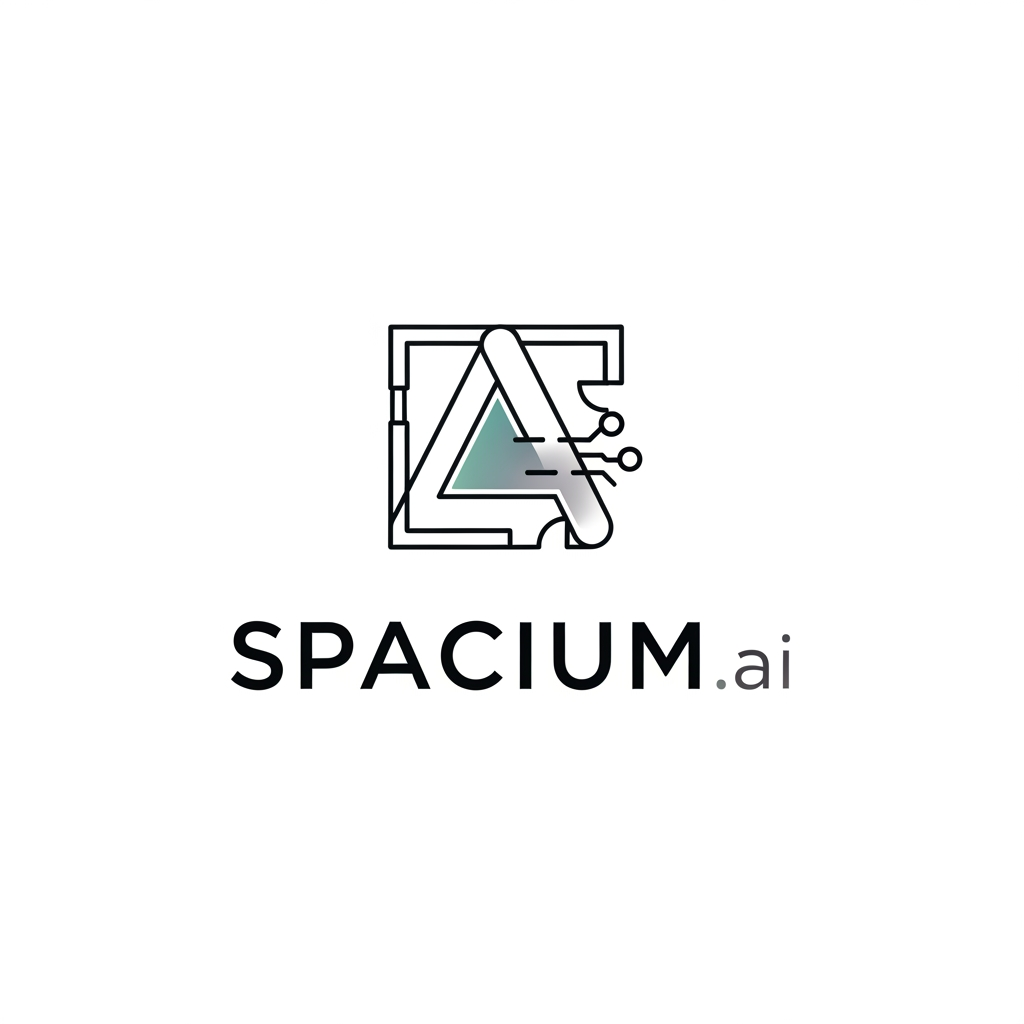 AI Design for Spacium.ai is an AI-powered interior design platform that helps homeowners generate interior designs based on their actual floor plans, with transparent pricing and execution options.
Could you please create a few l2-4 ogo options that align with this AI-driven, modern, premium home design space more creative but minimal style