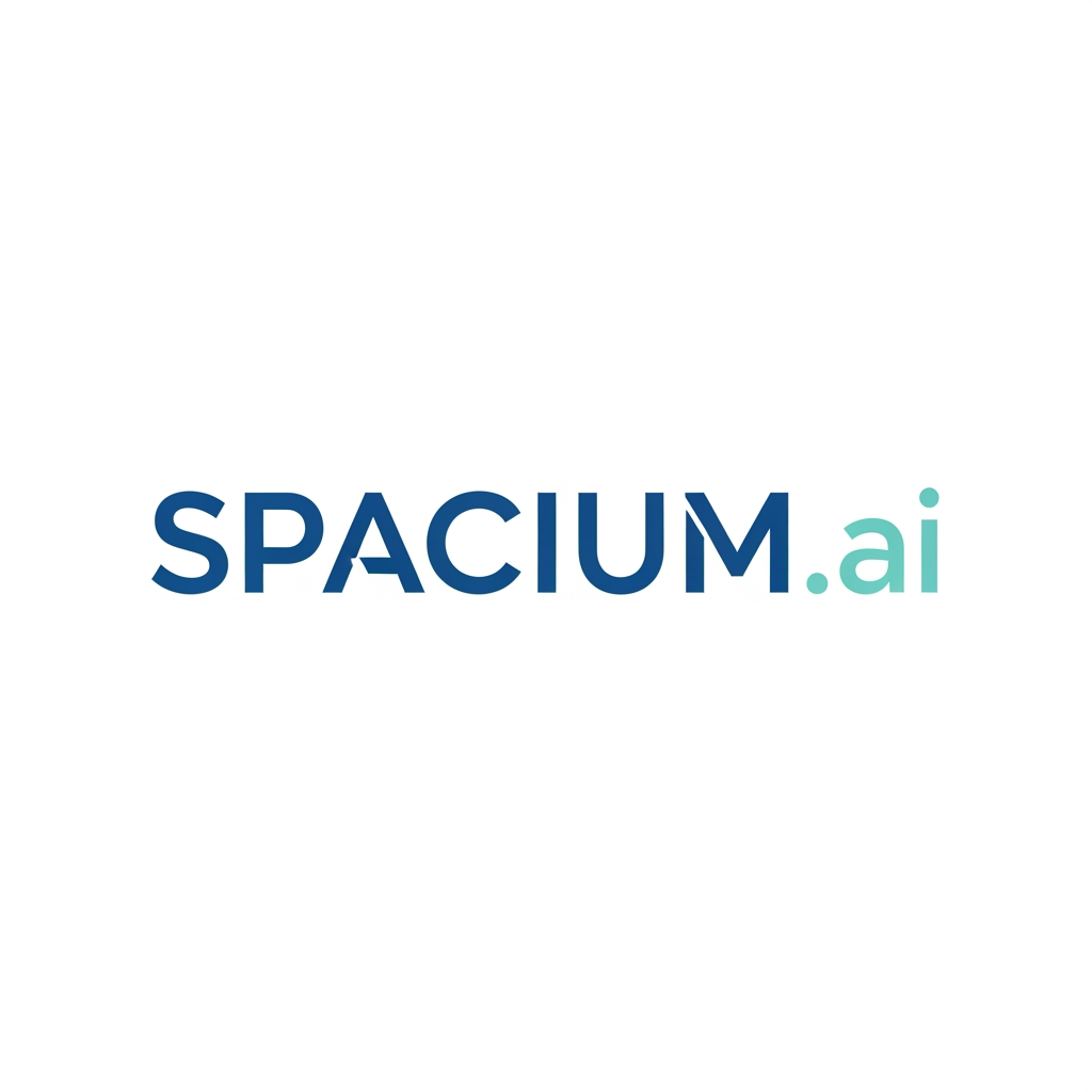 AI Design for Spacium.ai is an AI-powered interior design platform that helps homeowners generate interior designs based on their actual floor plans, with transparent pricing and execution options.
Could you please create a few l2-4 ogo options that align with this AI-driven, modern, premium home design space just play with text no icon