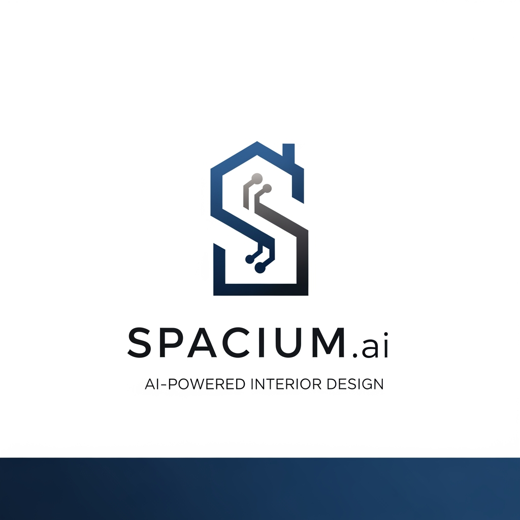 AI Design for Spacium.ai is an AI-powered interior design platform that helps homeowners generate interior designs based on their actual floor plans, with transparent pricing and execution options.
Could you please create a few l2-4 ogo options that align with this AI-driven, modern, premium home design space modern simple style