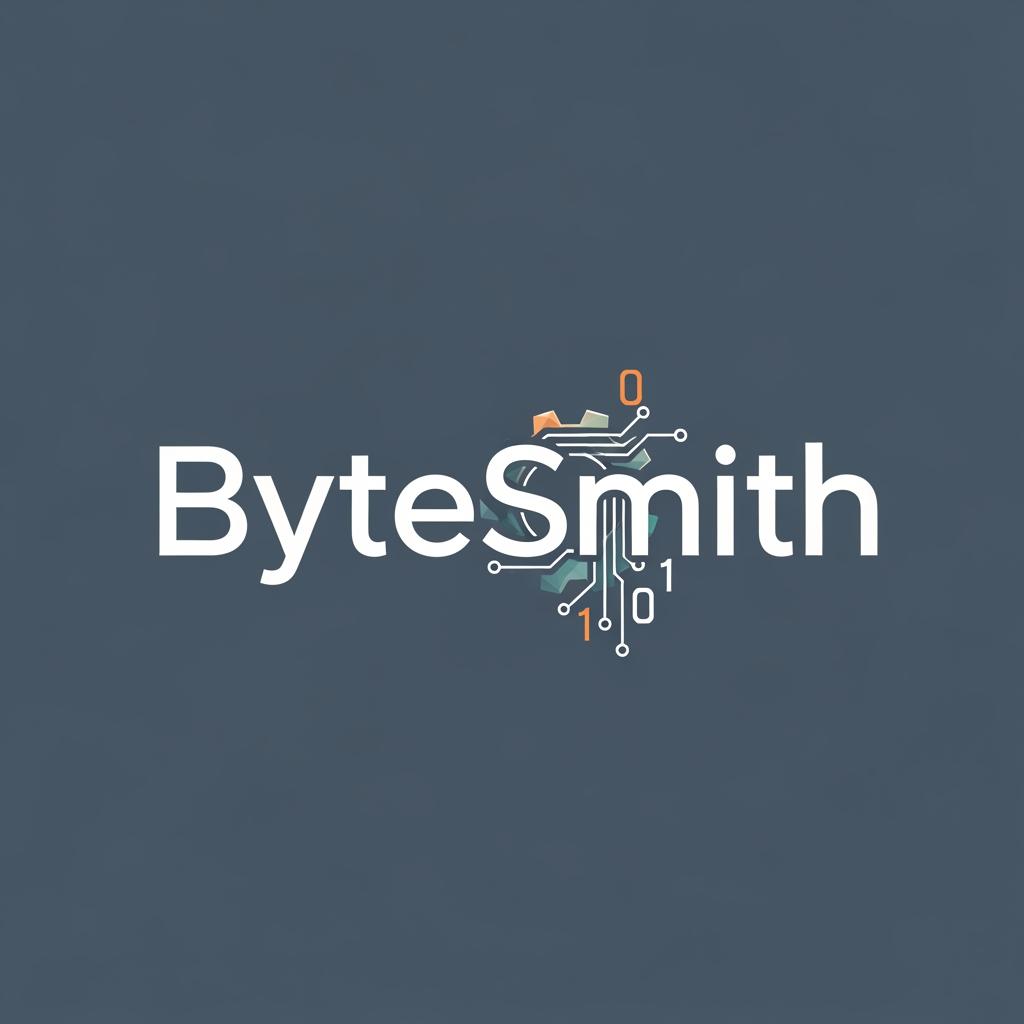 AI Design for "Create a simple, professional, standard, modern, and unique logo for ByteSmith. ByteSmith builds AI sales infrastructure for agencies & B2B consulting firms."