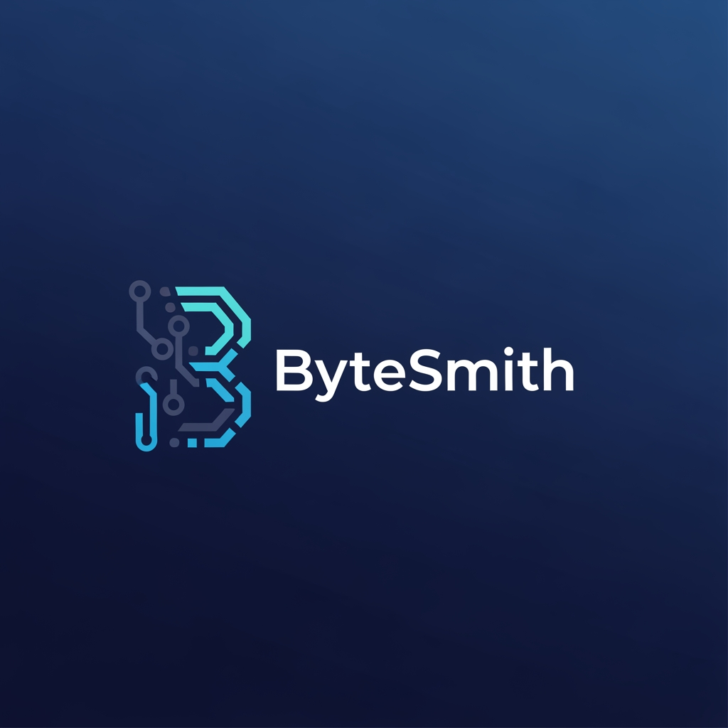 AI Design for "Create a simple, professional, standard, modern, and unique logo for ByteSmith. ByteSmith builds AI sales infrastructure for agencies & B2B consulting firms."