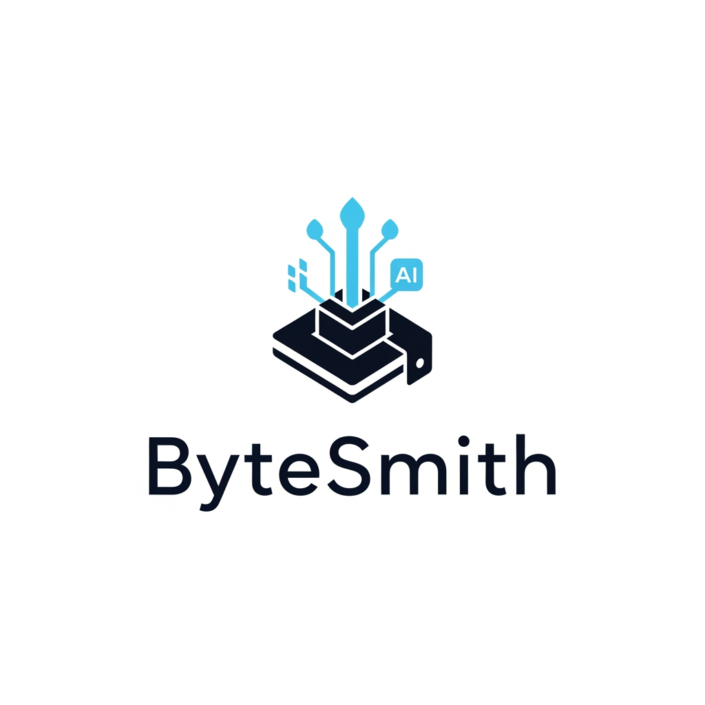 AI Design for "Create a simple, professional, standard, modern, and unique logo for ByteSmith. ByteSmith builds AI sales infrastructure for agencies & B2B consulting firms."