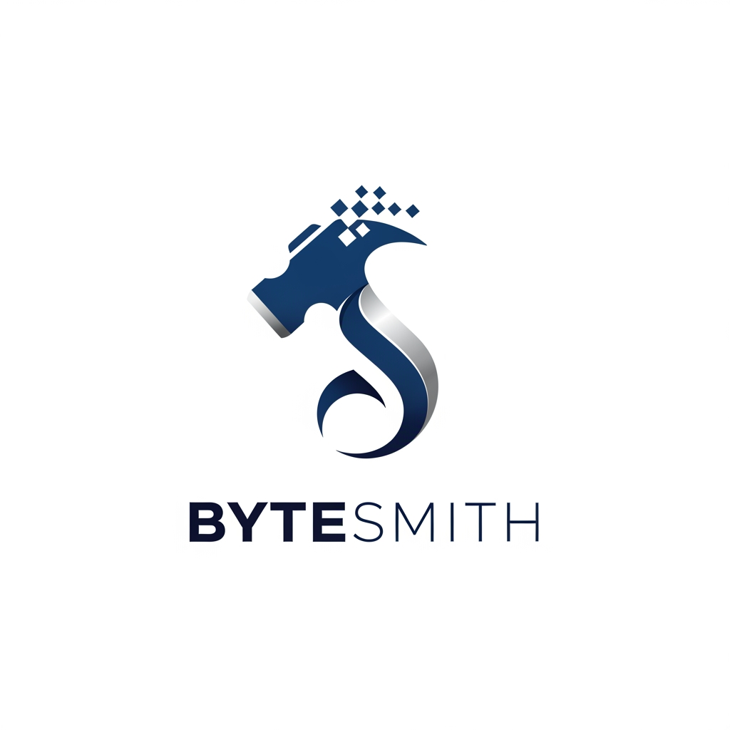 AI Design for "Create a simple, professional, standard, modern, and unique logo for ByteSmith. ByteSmith builds AI sales infrastructure for agencies & B2B consulting firms."