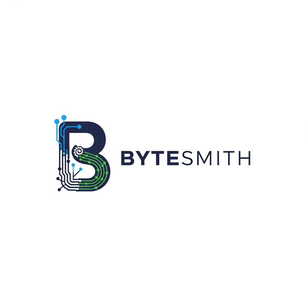 AI Design for "Create a simple, professional, standard, modern, and unique logo for ByteSmith. ByteSmith builds AI sales infrastructure for agencies & B2B consulting firms."