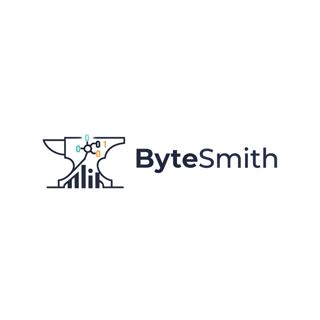 AI Design for "Create a simple, professional, standard, modern, and unique logo for ByteSmith. ByteSmith builds AI sales infrastructure for agencies & B2B consulting firms."