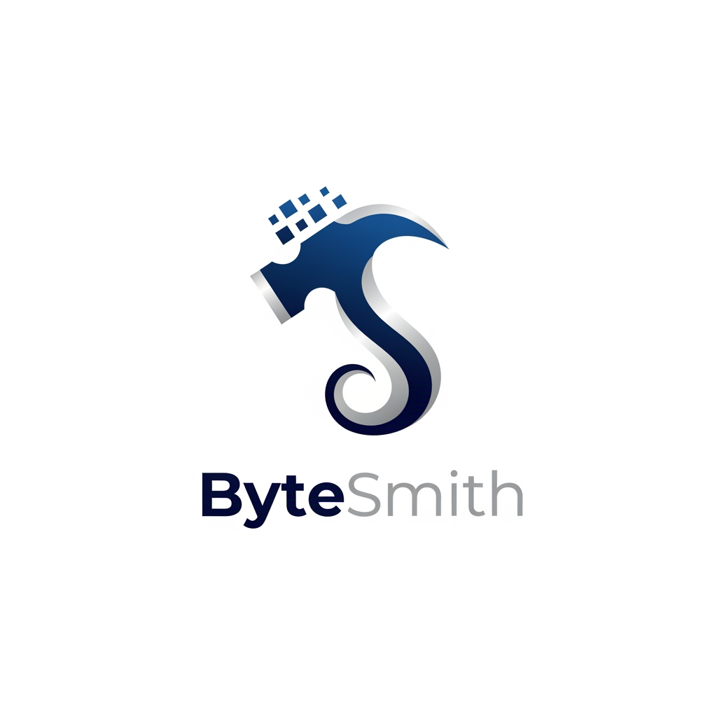 AI Design for "Create a simple, professional, standard, modern, and unique logo for ByteSmith. ByteSmith builds AI sales infrastructure for agencies & B2B consulting firms."
