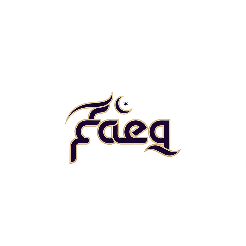 AI Design for Creat A Logo Name Faeq In Uedu