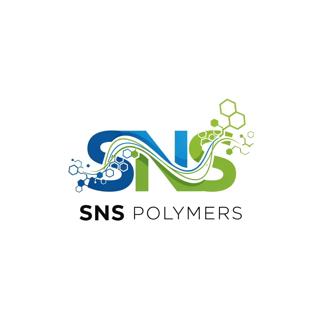 AI Design for create a logo for my polymer company named SNS polymers, make the logo unique