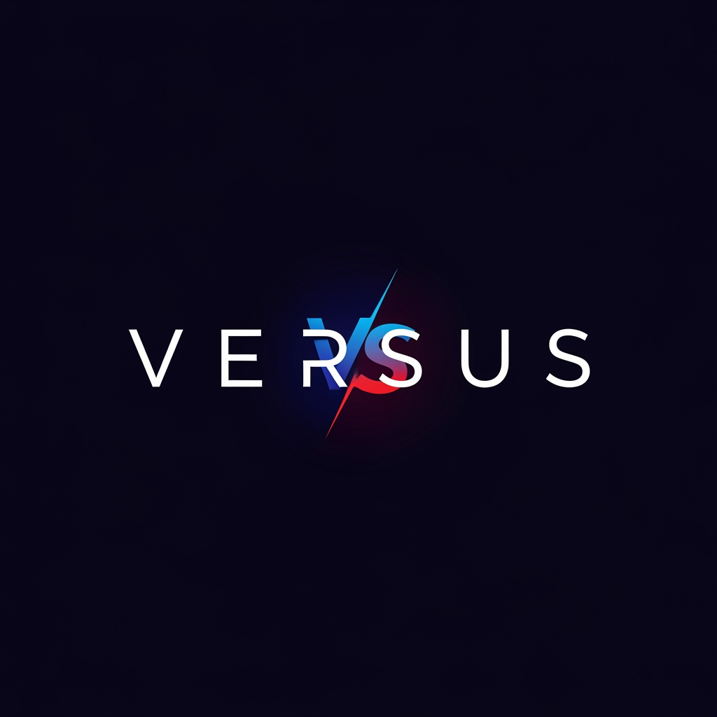 AI Design for make logo for a dj artist name VERSUS