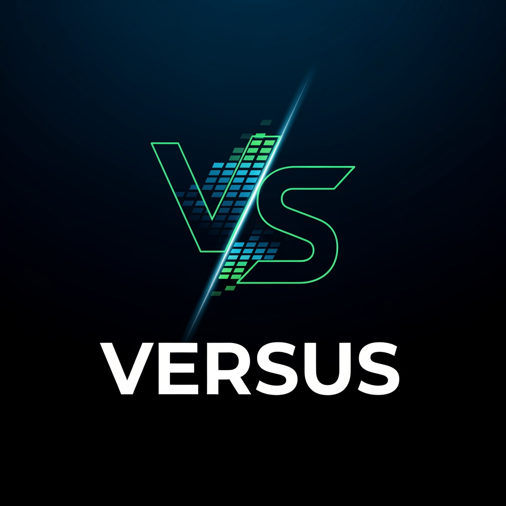 AI Design for make logo for a dj artist name VERSUS