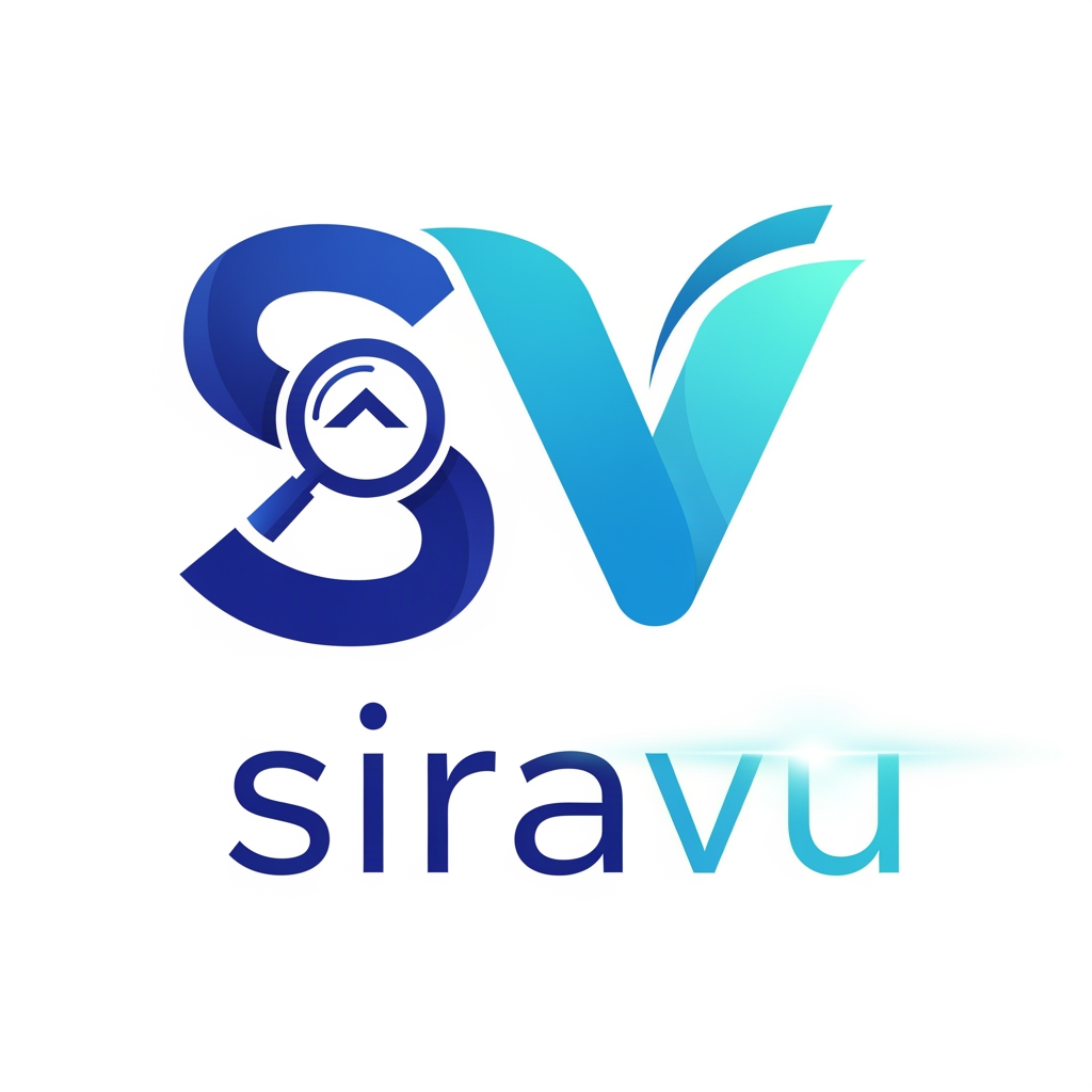 AI Design for I want to design a logo for a CV builder app called Siravu. The "Sira" part means "biography" in Arabic and represents the user's resume, while the "Vu" part means "vision" or "looking towards the future.
