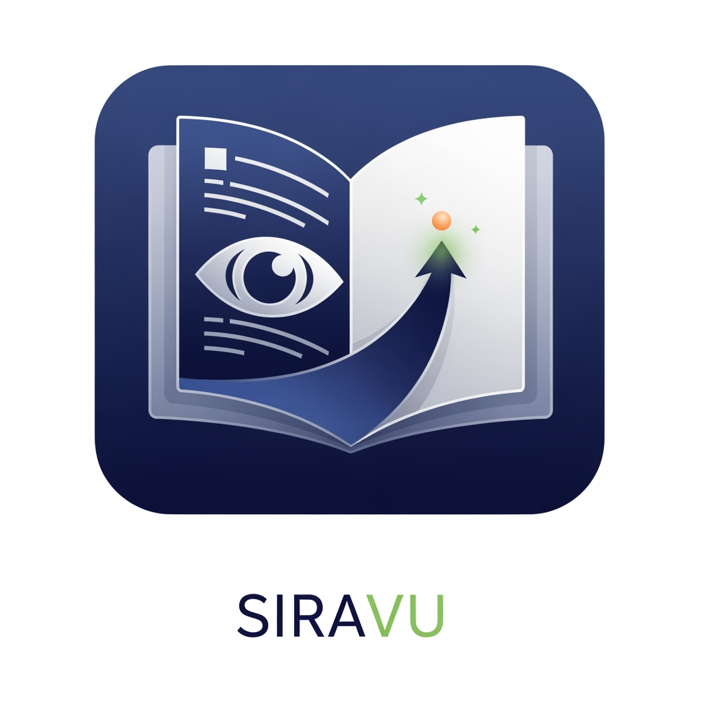 AI Design for I want to design a logo for a CV builder app called Siravu. The "Sira" part means "biography" in Arabic and represents the user's resume, while the "Vu" part means "vision" or "looking towards the future.
It's important the be icon based logo so it can be used as an app icon, also must be thoughtful and remarkable