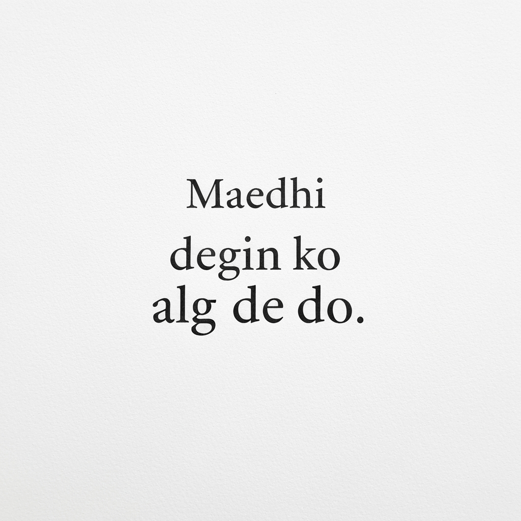 AI Design for Maedhi degin ko alg alg de do