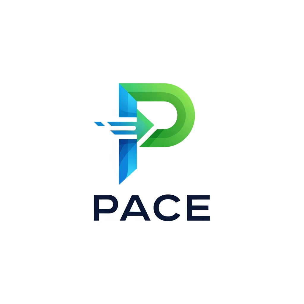 AI Design for new and attractive logo for pace