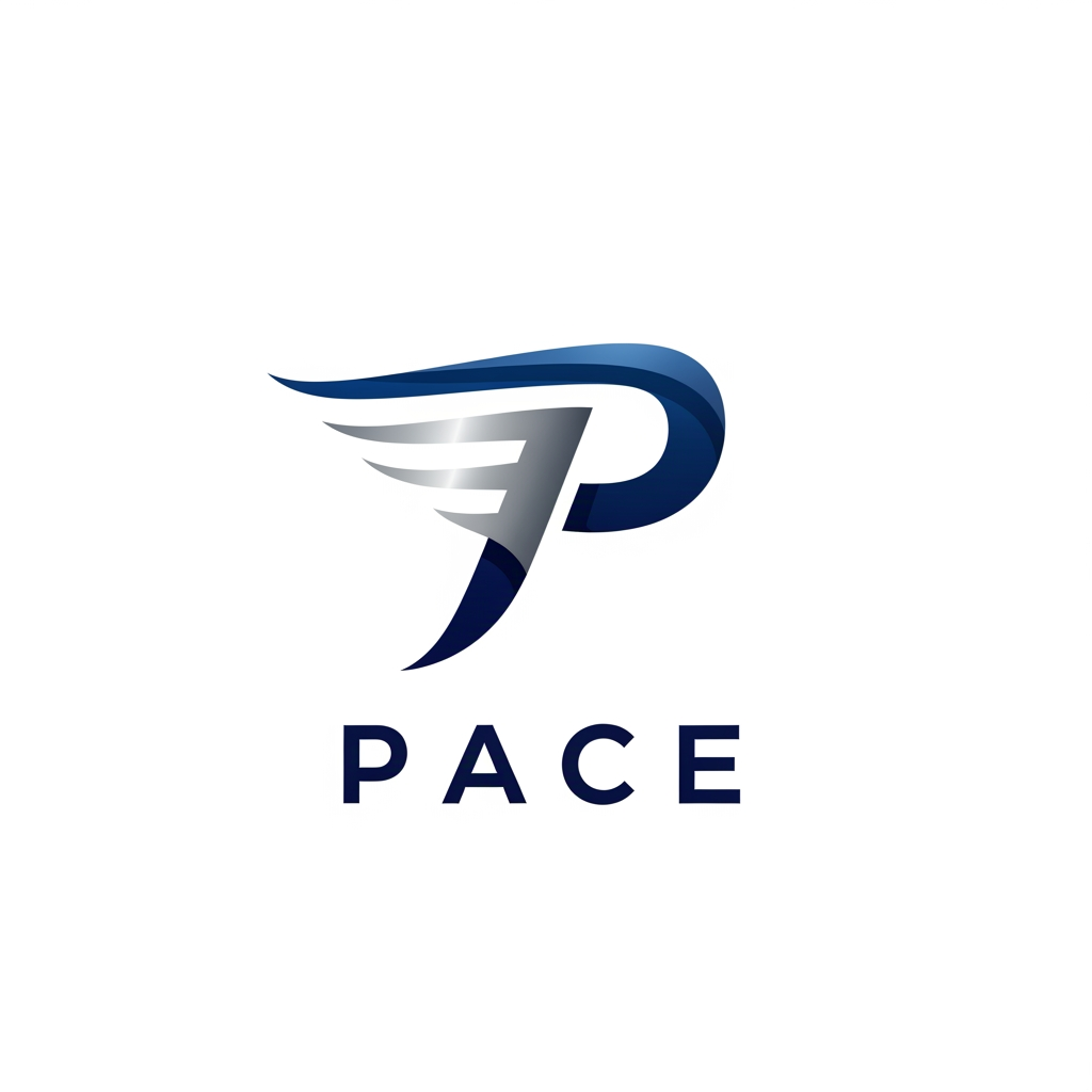 AI Design for make a logo for pace more uniquie