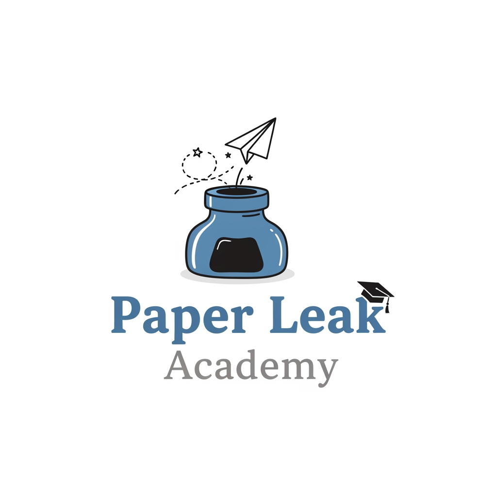 AI Design for so my project is paper leak academy ...i want a nice cute relatable not to ai logo