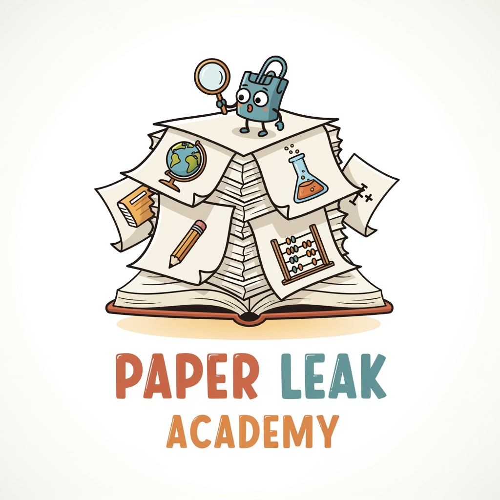 AI Design for so my project is paper leak academy ...i want a nice cute relatable not to ai logo