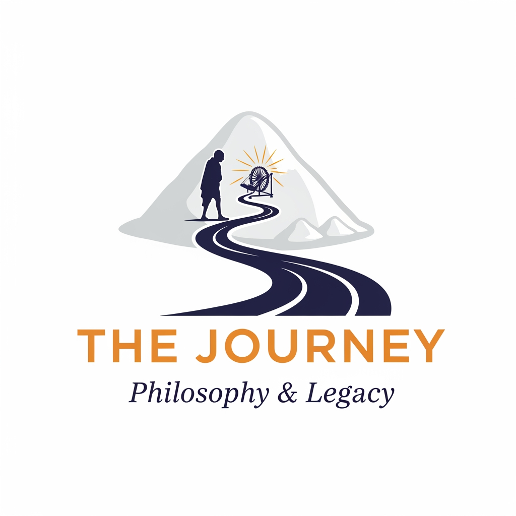 AI Design for THE JOURNEY (Primary)
Supported by Philosophy and Legacy
Not just the physical journey of the Salt March, but the transformation journey of an individual, a movement, and a nation.
The most powerful feeling people should experience is:
"I am becoming part of Gandhi's journey."
Because Dandi Kutir is not a memorial, not a statue, and not a conventional museum.
It is an experiential narrative museum where visitors physically move through Gandhi's life story inside the salt mound architecture. LOGO DESIGN