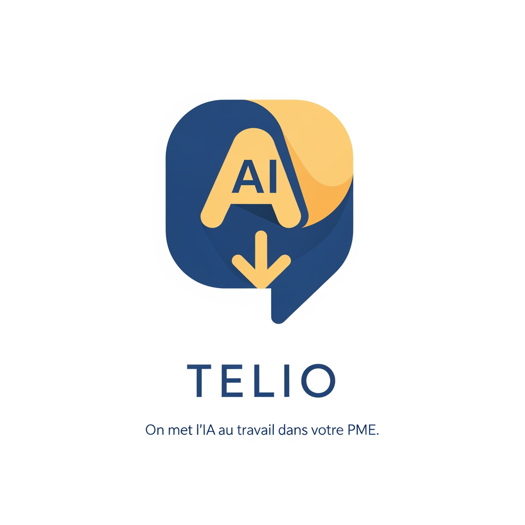 AI Design for Créez-moi un logo minimaliste en te basant sur ces données : TELIO is an AI integration and automation agency helping SMEs and independent professionals across Wallonia put artificial intelligence to work in their day-to-day operations.
TELIO isn't software you have to learn — it's a human service. The team embeds into how your business actually runs, installs tailored AI and automation tools, and handles everything. There's nothing to configure, nothing technical to master. You keep working the way you always have, just faster and with far less administrative load.
The focus is on local service businesses — tradespeople, appointment-based independents, and small B2B firms — who are often buried under administrative work: missed calls, late quotes, forgotten follow-ups, repetitive paperwork. TELIO identifies these friction points during an audit, then puts concrete solutions in place: an AI voice receptionist, a qualification chatbot, a company knowledge base, custom automations, and marketing automation.
The positioning is deliberately anti-jargon, human, and locally rooted — no superlatives, no heavy tech promises, just honest and accessible language. The tagline captures the spirit:
"On met l'IA au travail dans votre PME."