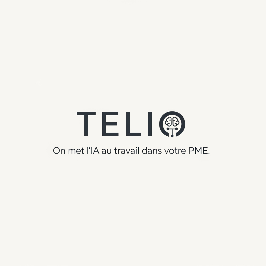AI Design for Créez-moi un logo minimaliste en te basant sur ces données : TELIO is an AI integration and automation agency helping SMEs and independent professionals across Wallonia put artificial intelligence to work in their day-to-day operations.
TELIO isn't software you have to learn — it's a human service. The team embeds into how your business actually runs, installs tailored AI and automation tools, and handles everything. There's nothing to configure, nothing technical to master. You keep working the way you always have, just faster and with far less administrative load.
The focus is on local service businesses — tradespeople, appointment-based independents, and small B2B firms — who are often buried under administrative work: missed calls, late quotes, forgotten follow-ups, repetitive paperwork. TELIO identifies these friction points during an audit, then puts concrete solutions in place: an AI voice receptionist, a qualification chatbot, a company knowledge base, custom automations, and marketing automation.
The positioning is deliberately anti-jargon, human, and locally rooted — no superlatives, no heavy tech promises, just honest and accessible language. The tagline captures the spirit:
"On met l'IA au travail dans votre PME."