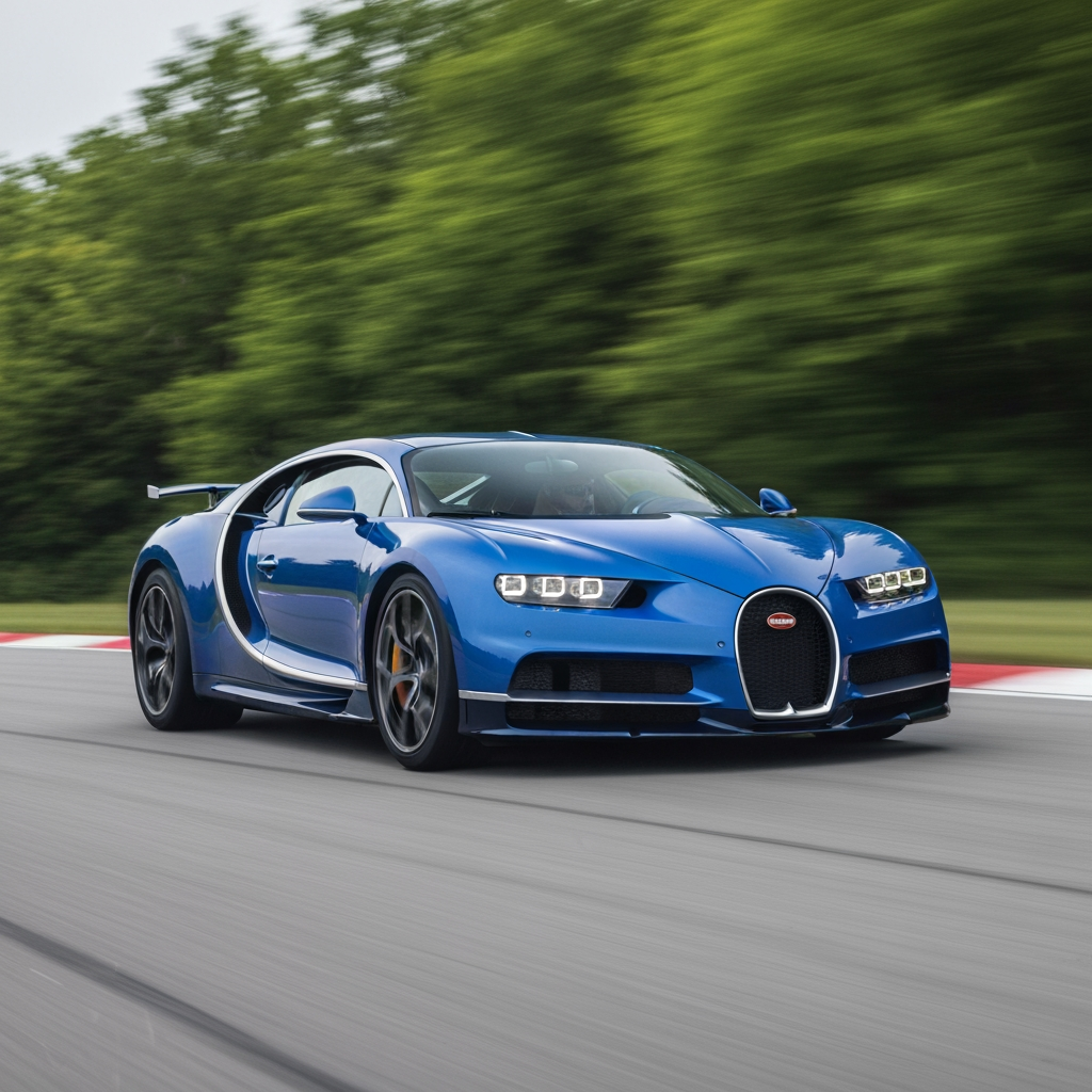AI Design for make a bugatti high quality 4k wallpaper , and the size is 19:6