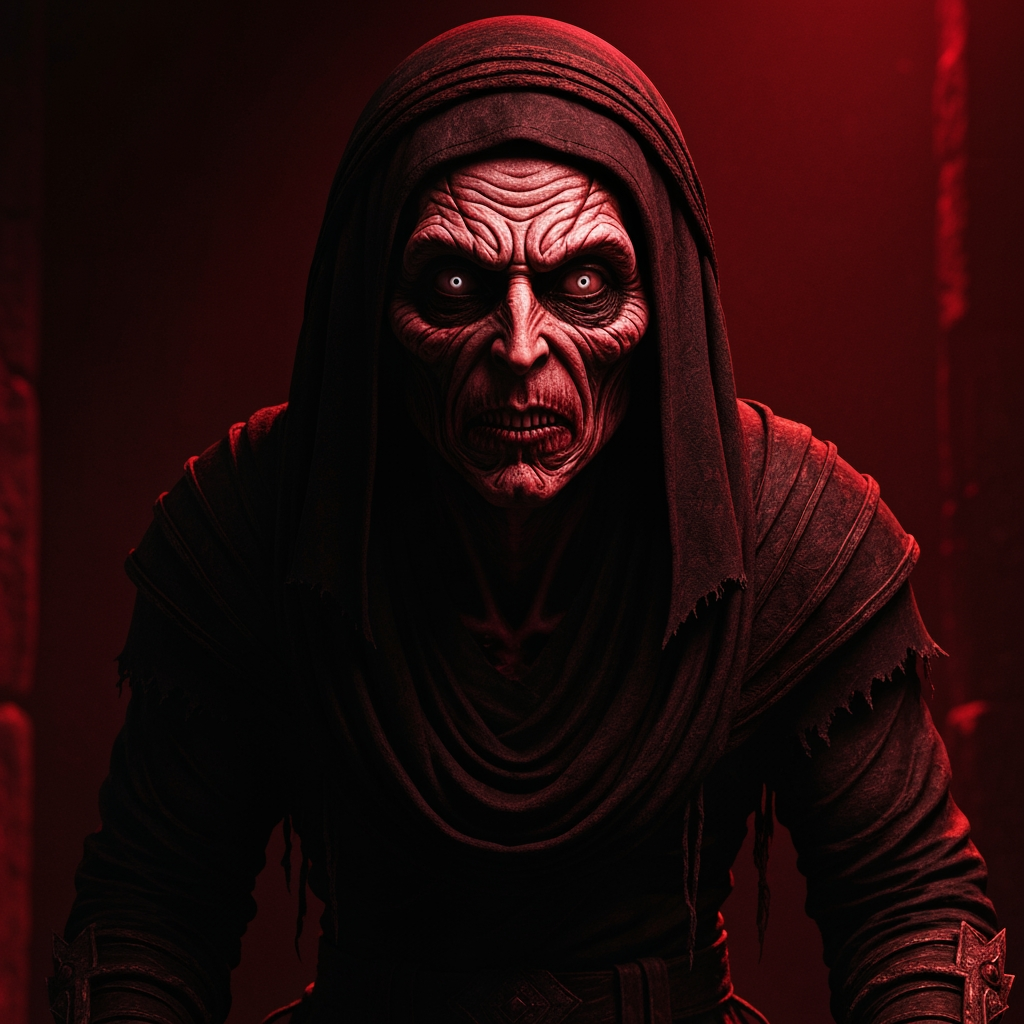 AI Design for make dark horror dajjal islamic moster