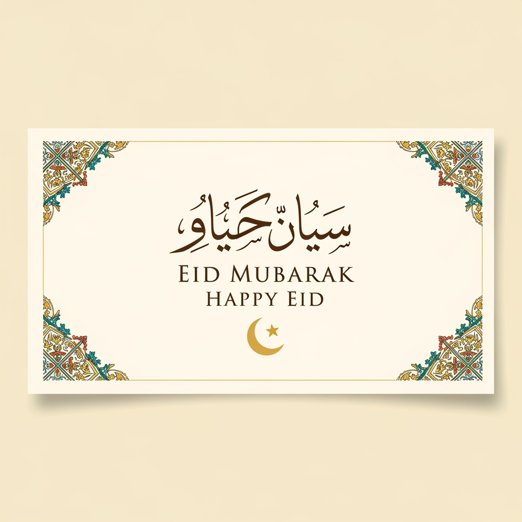 AI Design for make the simple card in pakistani designe add in urdu and english