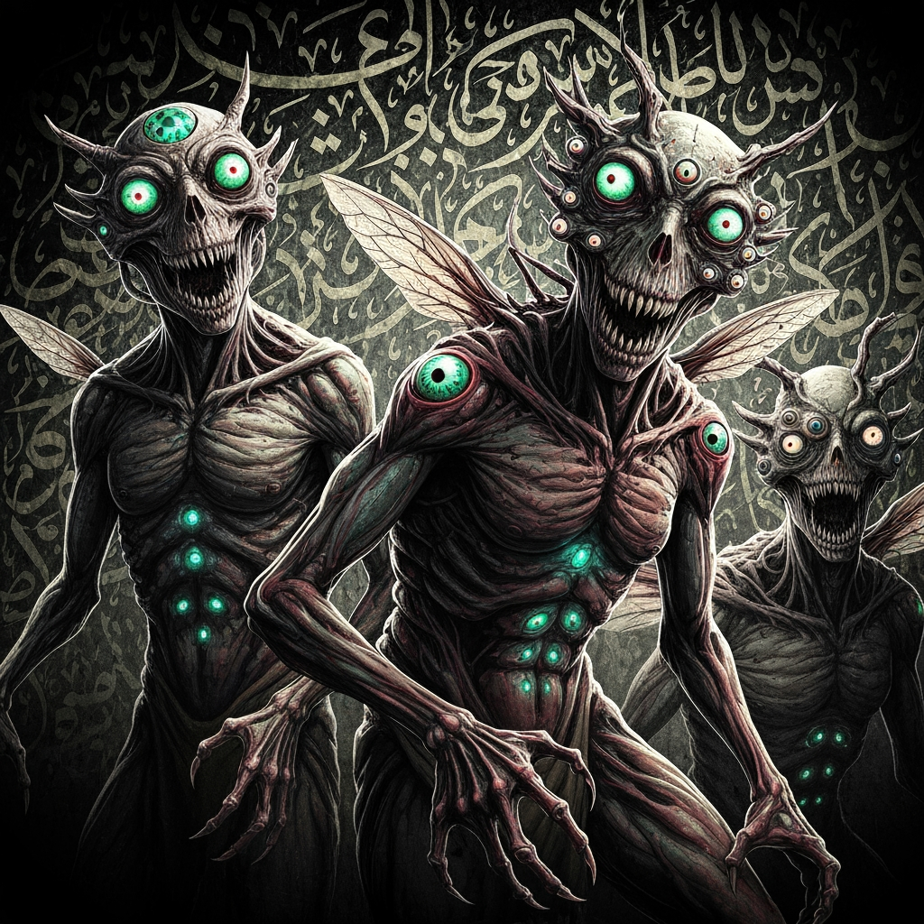 AI Design for make islamic horrified creatures
