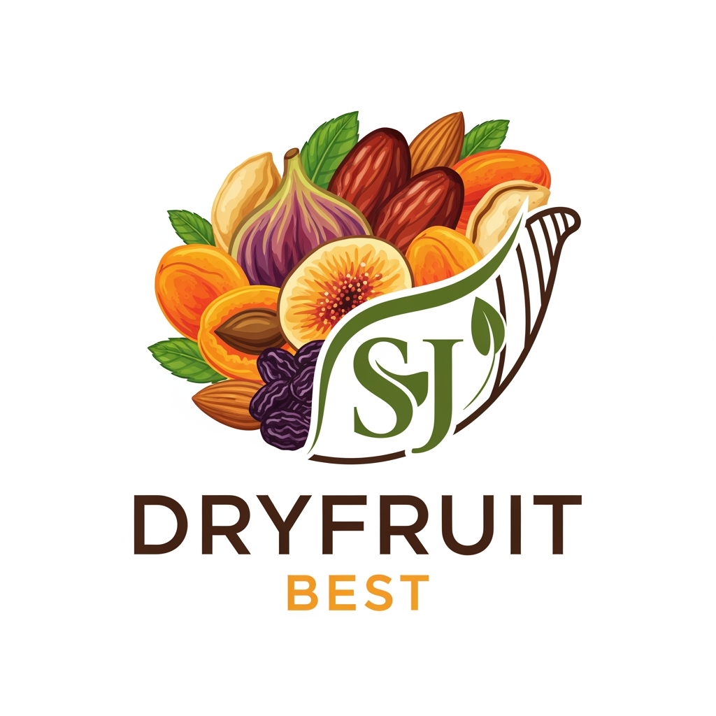 AI Design for SJ DRYFRUIT BEST ACCODING U LOGO BUILD